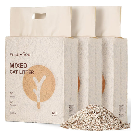 Tofu Cat Litter with Apple Wood 6L<br><span style="color: #D47E26;">bundle of 3</span>
