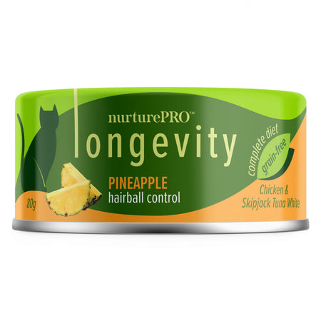NURTURE PRO LONGEVITY with Pineapple - Grain Free Canned Cat Food - 80G