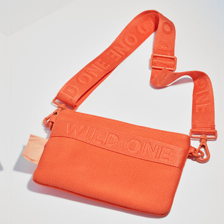 Treat Pouch in Blaze<br><span style="color: #D47E26;">Happy Halloween</span>