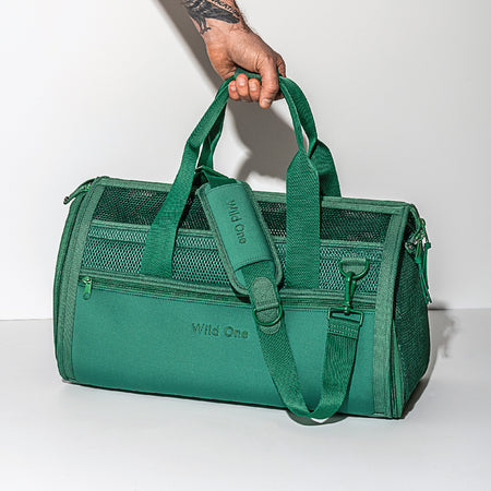 WILD ONE Travel Carrier in Spruce Pet Carrier