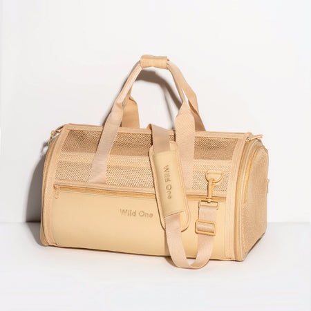 WILD ONE Travel Carrier in Tan Pet Carrier