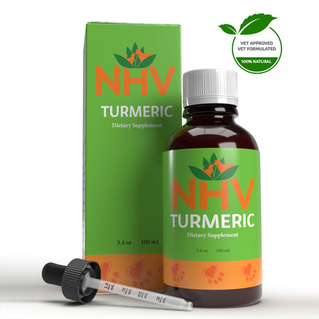 <b><font color="black">PreOrder</font></b> NHV TURMERIC for Dogs, Cats and Rabbits - Dietary Supplement - 100ML