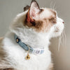 GENTLE PURR Lite Cat Collar in Cornflower