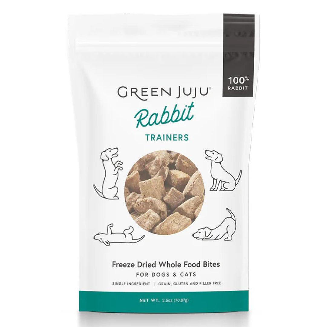 Green Juju Rabbit Trainers 2.5oz | Whole Food Bites – TAILSTORE