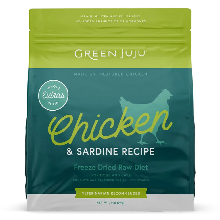 Extras Chicken & Sardine Recipe 14oz<br><span style="color: #D47E26;">complete & balanced</span>