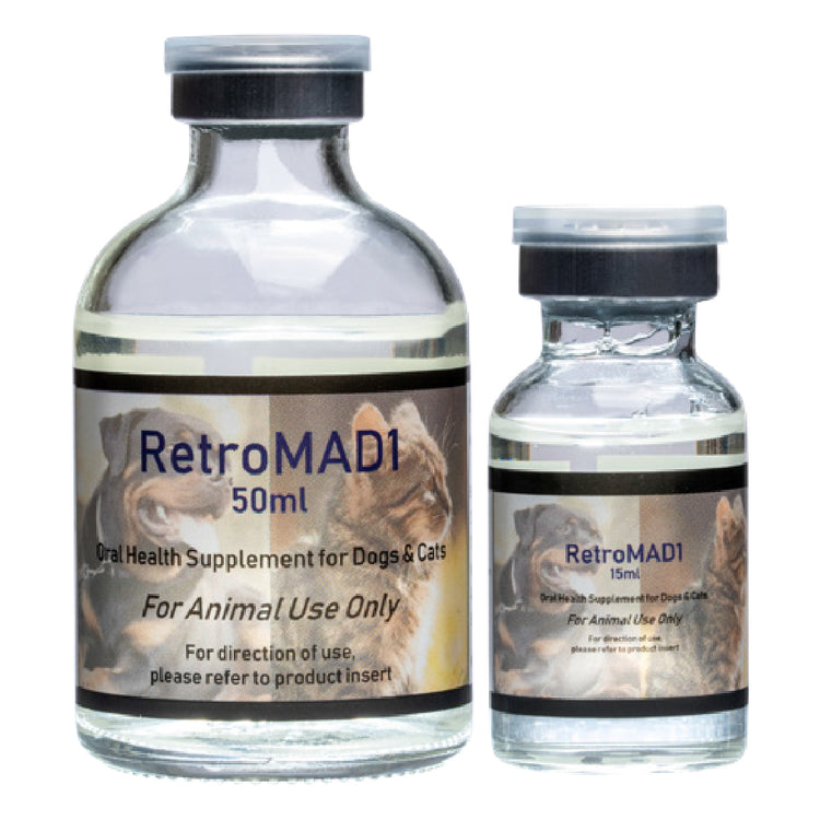 RetroMAD1® 犬猫口服保健品 | 對抗 FeLV、FIV、FIP、FPV 與犬細小病毒的輔助利器