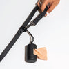 Poop Bag Carrier in Black<br><span style="color: #D47E26;">Happy Halloween</span>