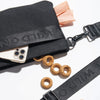 Treat Pouch in Black<br><span style="color: #D47E26;">Happy Halloween</span>