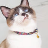 GENTLE PURR x BROOK GOSSEN Cat Collar in Rainbow Maze