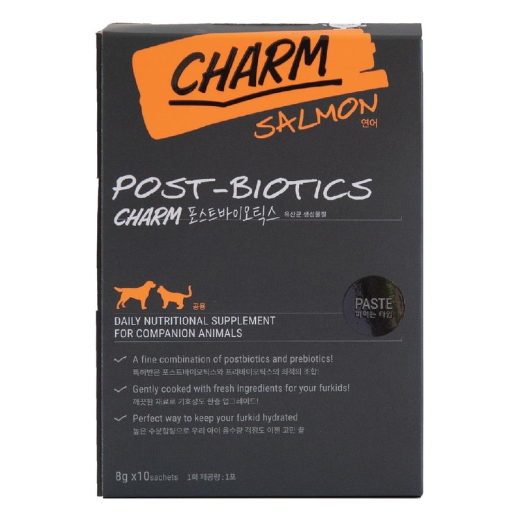 CHARM Postbiotics by PEPPYTAIL Salmon for Dogs and Cats - Dietary Supplement - 10 Days