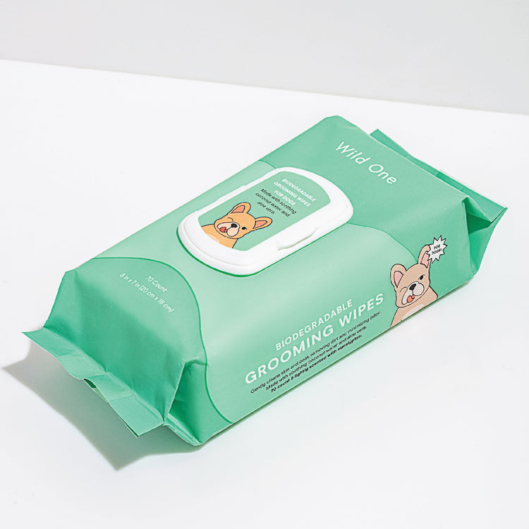 WILD ONE Biodegradable Grooming Wipes