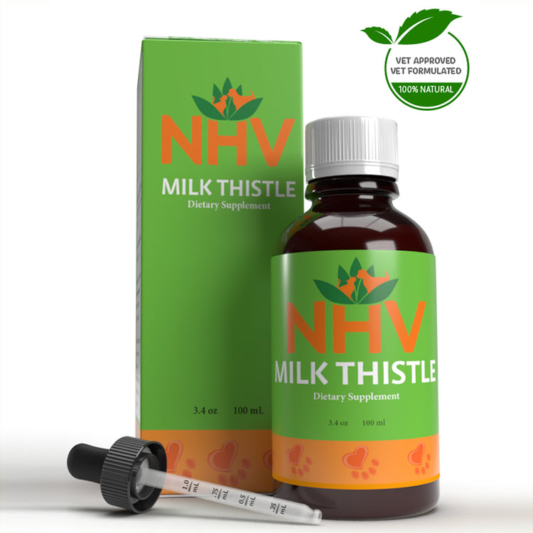 NHV MILK THISTLE for Dogs, Cats and Rabbits - Dietary Supplement - 100ML