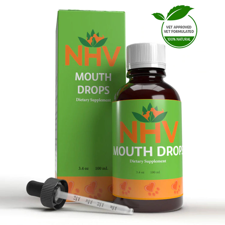 NHV MOUTH DROPS for Dogs and Cats - Dietary Supplement - 100ML